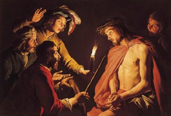 Matthias Stomer Christ Crowned with Thorns Germany oil painting art